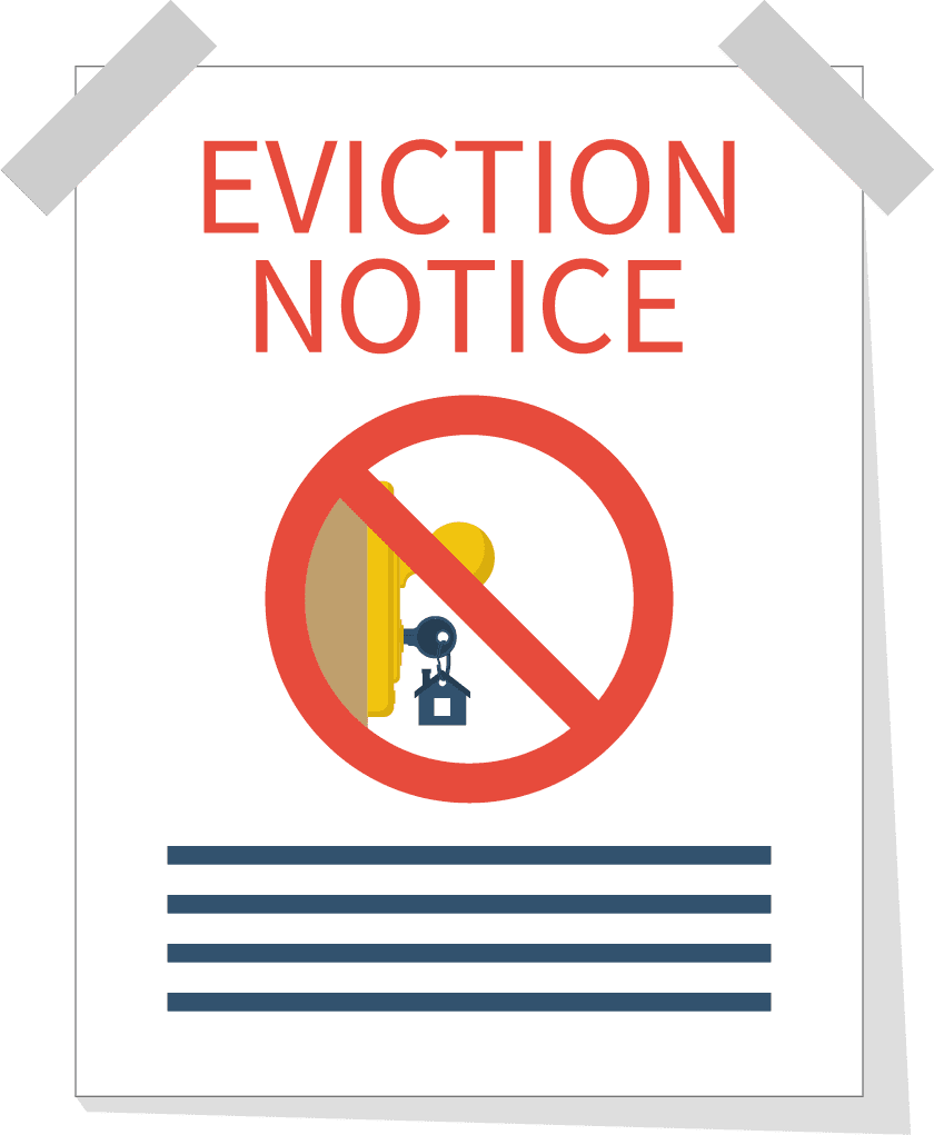 eviction notice graphic